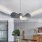 European Modern Hat Shade Chandelier Pendant Light With Fabric Shade Hotel Home Decoration Pendant Light