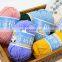 China Manufacturer Milk Cotton 8ply 4ply Crochet Nut Milk Bag Organic Cotton Acrylic Milk Cotton Yarn 50g Crochet