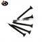 High Quality  Black Flat Head Drywall Screw Phosphated Gypsum Board Screw Coarse Thread
