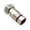 Waterproof Straight Din Connector 7 16 Cable Connector For Feeder Cable 1/2'' Flexible Cable 4.1/9.5