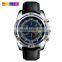 Expensive Mens SKMEI 9156 Famous Brand Watch Fashion Leather Watch 3ATM wr
