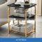 Nordic  2/3 tier living room Sofa side table  modern end table storage coffee table bed side