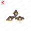 DCMT11T304-PM Carbide Turning Insert with Bi-color CVD Coating for Steel