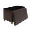 Hot-sale Living Room Comfortable Velvet Upholstered Modern Classic Indoor Solid Wood Frame Luxury Design Storage Foldable Ottoman Bench