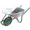WB5008 Wholesale 110L 4.00-8 inch Pneumatic Wheel Garden Construction WB5008 Heavy Duty Wheelbarrow Wheel Barrow with Load 160kg