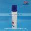Empty cosmetic tube packaging for cream,printing tube with point mouth cap,plastic tube for cleaning