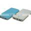Cream color 8000 mAh portable power bank, good quality oem power bank charger