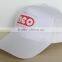Pink Supreme 5 Panel Hat Cap With Printing Logo