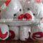 Stuffed Toy Bear of Wedding Gift/Plush White Couple Bear/Soft Toy White Couple Bear