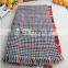 Wholesale Colorful Plaid Checked Wool Winter Ladies Shawl