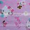 coral fleece fabric hello kitty print for kids pajamas