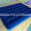 hot selling PVC inflatable flocked air bed/comfortable inflatable air filled flocked bed