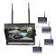 2.4G Digital Wireless 4CH Quad ,Split Display 9inch Night Vision Reversing Camera Kits With Waterproof Outdoor Camera