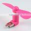 Newest design 2 in 1 mini otg usb fan for Android and iphone                        
                                                Quality Choice