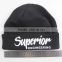 Fashion and high quality 100% acrylic 3D embroidery knit beanies                        
                                                Quality Choice