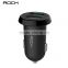Rock Ditor series 2.4A Dual USB fireproofingPC Car Charger for universal mobile phone