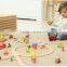 Yunhe Factory Popular Products Wooden Train Set With Accessories