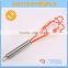 Rose Shape Stainless Steel Handle Manual Silicone Eggbeater