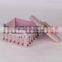 Exquisite crochet tissue box cove pink