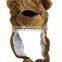 45cm plush panda hats /animals fur ear hats