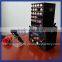 China Factory Black acrylic lip gloss organizer / acrylic lipstick display with 120 pcs holder