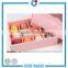 Romantic pink valentine's day gift boxes chocolate box with double heart PVC window                        
                                                                                Supplier's Choice