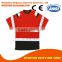 Polyester Material Visibility Security Safety Vest Jacket Reflective Strips Orange Yellow Work Wear Uniforms Clothing