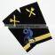 Navy Epaulettes | Pilot Epaulettes | Marine Epaulettes | Navy Uniform Epaulettes with Silver French Braids
