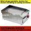Mini flat cast iron griddle portable stainless steel electric teppanyaki griddle