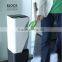 cubical sortable plastic stackable trash can with lids