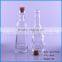 45ml Perfume Decoration Glass Bottle for Recycle Packing With Cork Lid