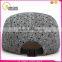 custom flat brim blank design your own 5 panel hats cap wholesale