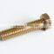 DIN933 Yellow Zinc Hexagon Bolts