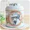Promotional tin case tin can hot sale round shape metal tea tin box