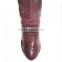 Python leather boots SWPS-001