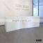 luxury reception desk store front counter solid surface countertops