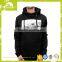 high quality custom black mens sleeveless hoody