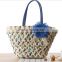 Wholesale new design natural straw women lady travelling beach bags