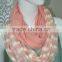 Fashion popular designer floral embroided scarf,hijab scarf,breads scarf factory china