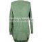 2015 new product rose shape pullover long knitting sweater for lady