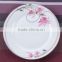 High quality new bone china white body ceramic plate, linyi hongshun dinnerware plates