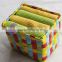 China Cheap Solid Color Yarn Dyed Cotton waffle dish cloth