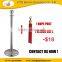 Latest technology new arrival rope stanchion barrier post