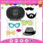 Chic Happy Birthday - Pink, Black and Gold - Birthday Photo Booth Props Kit - 20 Count