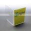 Grid Wall Style Folded Wall Mount acrylic tent card holders, acrylic name plate holder