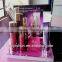 acrylic display stand for cosmetic display,acrylic cosmetic holder