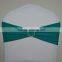 Spandex Chair Sash/spandex Band With Metal Round Rhinestone Buckle for Weddings