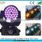 Best quality Guangzhou rgbw zoom 36x10w 4in1 led moving head wash light