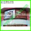 Shape curved full color led display factory manufacture led scrolling sign display P10 arc curve advertising video led display