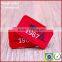 Private indonesia red shield shape pvc label for suitcase flannel shirt